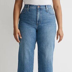 Madewell The Perfect Vintage Wide-Leg Crop Jean SZ 32